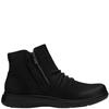 CLARKS WOMENS ZIP ANKLE BOOT - BLACK LEATHER